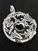 Sterling Silver Fairy Couple Loving Fairies Family Clear Quartz Donut Slide Pendant