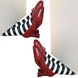 The Wizard of Oz - Wicked Witch Ruby Slippers Metal Door Stop (Set of 2)
