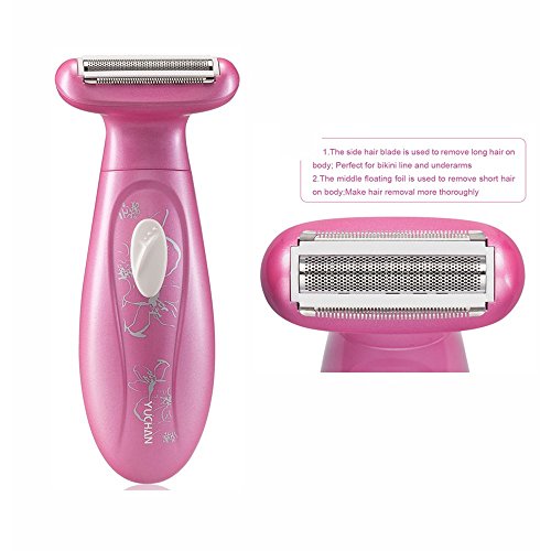 Electric Shaver Women Cordless 3 Blade Trimmer Razor Hair Remove Leg