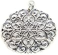 EK Success Brands Laliberi Scarf Pendant, Medallion, Large