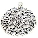 EK Success Brands Laliberi Scarf Pendant, Medallion, Large