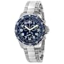 Invicta Men's 6621 II Collection Chronograph Stainless Steel Blue Dial Watch