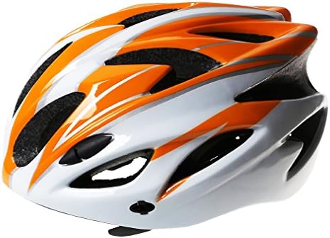 MeasEtop MTB Adult Safety Hel met Ultra light 18 Vents Cycling Helmet(orange)
