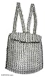 Soda pop-top backpack, 'Black Dazzle'