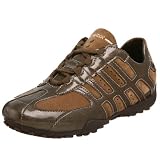 Geox Women's Snake Sneaker,Antelope/Dark Gold,37 EU