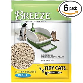 Tidy Cats Breeze Cats Litter Pellet, 3.5-Pound Units (Pack of 6)