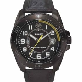 Timex Men's Expedition Perpetual Calendar Leather Strap Watch #T45541