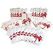 20 Jewelry Gift Wrapping Bow Shopping Tote Paper Bags 6.75"