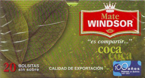 Windsor Coca Tea Mate De Coca 20ct. by Hansa Ltda.