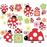 Brewster ST99811 Crayola Lady Bug Wall Stickers