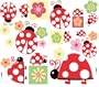 Brewster Crayola Lady Bug Wall Decals