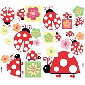 Crayola Lady Bug Wall Stickers by
