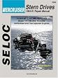 Mercruiser Stern Drives 1964  1991 (Seloc Marine Tune-Up and Repair Manuals)
