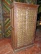 Brass Old Door Armoire Hand Carved Teak Wood Cabinet Furniture From India 60x30