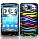 Rainbow Color Zebra Strips Snap on Hard Skin Shell Protector Cover Case for ....