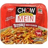 Nissin Chow Mein Q&E Teri Beef, 4-Ounce Units (Pack of 8)