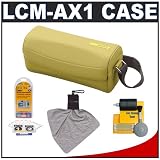 Cheap Sony Handycam LCM-AX1 Semi-Soft Carrying Case (Green) + Accessory Kit for DSC-SX40, SX41, DCR-SX60, SR68, SR88, SX44, SX63, SX83, HDR-CX100, CX110, CX150, CX300, CX350, CX550, TG5V, XR100, XR150, XR200, XR350, XR500, XR520 & XR550 Camcorders