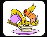 Decorated Mouse Pad with flapjacks, toucan, pancakes, birds, food, bird from SHOPZEUS
