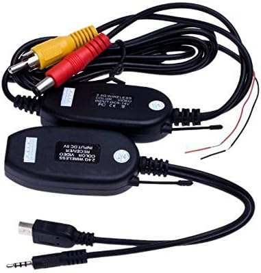 ATian 2.4g Wireless RCA Video Transmitter &amp; Receiver for Module for Car GPS car Reverse Rear View backup Camera