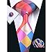 CAOFENVOO Men's Silk Tie Necktie set