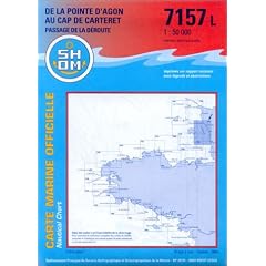 Carte marine : Pointe d'Agon au cap de Carteret