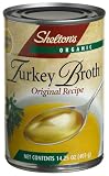 Shelton's Organic Turkey Broth, Original Recipe, 14.25-Ounce Cans (Pack of 12)