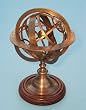 Regular Brass Demonstrational Armillary Sphere