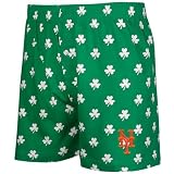 NCAA New York Mets Kelly Green St. Patrick's Day Shamrock Boxer Shorts (Small)