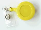 Retractable Badge Reel Yellow