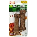 Nylabone Healthy Edibles Petite Chicken Flavored Twin pack Dog Treat Bone