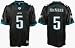 Donovan McNabb Philadelphia Eagles #5 Replica Reebok NFL Football Jersey (Alternate Black)