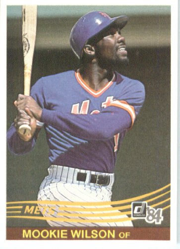 1984 Donruss # 190 Mookie Wilson New York Mets Baseball Card