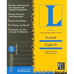 Langenscheidts Fachw�rterbuch Technik, Englisch, 2.0, 1 CD-ROM Englisch-Deutsch, Deutsch-Englisch. F�r Windows ab 3.1/95/NT 3.51 oder MacOS ab 7.5. Ca. 200.000 Stichw�rter u. Wendungen