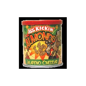 Ass Kickin' Jalapeno Cheddar Almonds - Deliciously cheesy with a slight jalapeno bite, the... by 