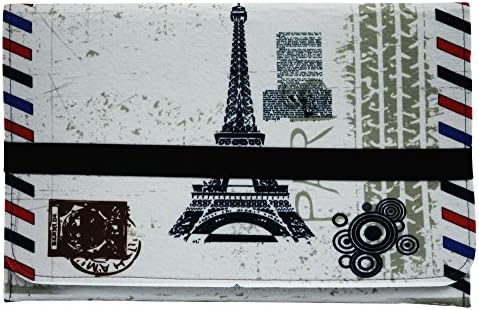 Meffort Inc 13 13.3 inch Felt Ultrabook Sleeve Laptop Carrying Bag for Apple Macbook Air, Pro & Similar Size Notebook - Paris Design