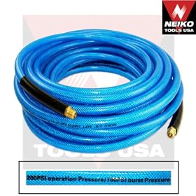 IronFlex Braided 50' x 3/8" Air Hose - 700 PSI Burst