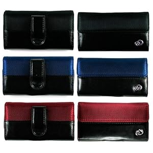 Swich Carrying Case for Flip Video Mino Series Camcorder+ Screen Protector Kit (Red)