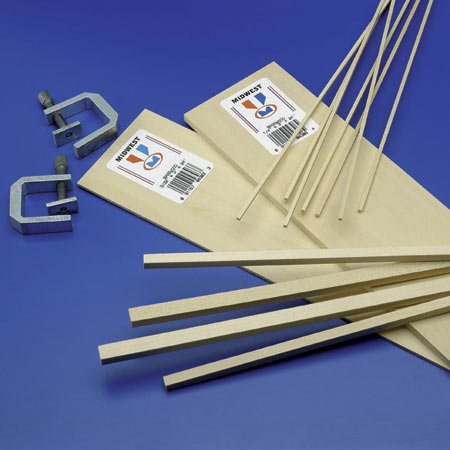 Basswood Sheets 1/4x4x24 (10)
