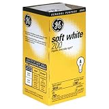 GE Lamps 11585 200-Watt A21, Soft White