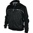 Fly Racing Fast-Track Men's Racewear Jacket w/ Free B&F Heart Sticker Bundle - Black/Silver