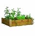 Gronomics MRGB-2L 48-48 48-Inch by 48-Inch by 13-Inch Modular Raised Garden Bed, Unfinished