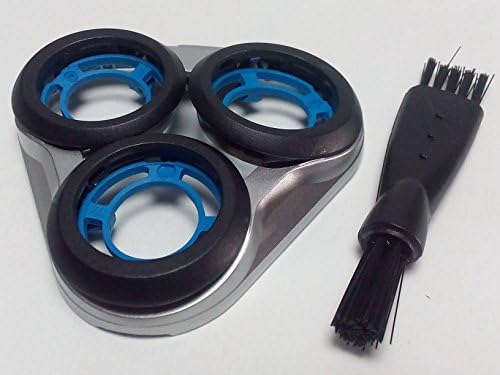 New Shaver Head Holder Cover + 3X Blade Frame Plate SH50 For Philips S5000 S5510 S5560 S5570 S5050 S5070 S5075 S5380 S5370 S5230 S5210 S5130 S5110 Silver Shaving Parts Replacement