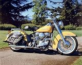 Bike Pan Head Harley Davidson Motorcycle Art Poster Print - 20