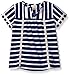 Scout + Ro Girls' Short-Sleeve Field-Stripe Tunic With Taping Trim