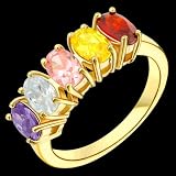 Seule- Elegant Gold Family Ring - Custom Made to your specifications!