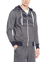 Lonsdale Sudadera con Cierre Ower (Marl Navy)
