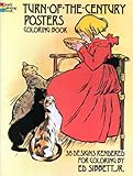 Turn-of-the-century posters coloring book : 38 designs
