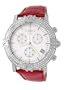 Roberto Bianci Men's 1849F_WHT_REDBND Diamond Accented Chronograph Date Watch