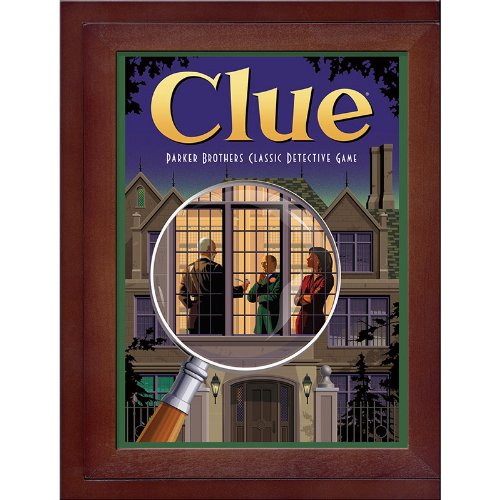 Hasbro Clue Vintage Wood Book Edition