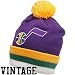 Utah Jazz Mitchell & Ness Jersey Stripe Cuffed Knit Hat